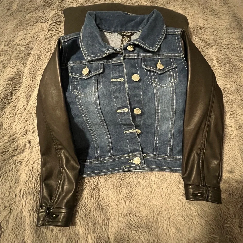 bebe girls‎ dress with matching Jean jacket